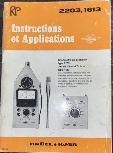 Bruel kjaer instruction - bruel, &