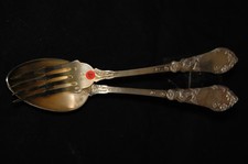 18- Couvert d'Exposition Numéroté Argenterie Catalogue Metal Argenté Fourchette