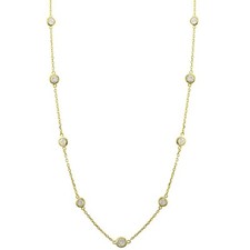 14K Jaune Plaqué Or Rond