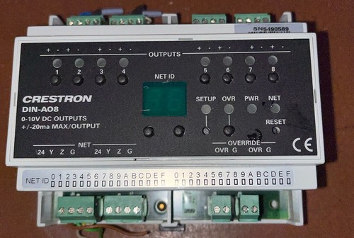 Crestron din ao8 - crestron, rail