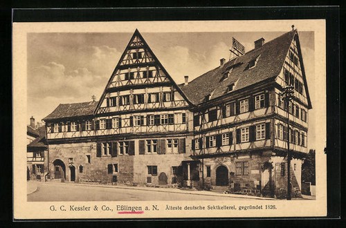 Carte postale eßlingen - postale, eßlingen/n