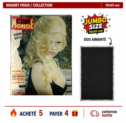 Magnet frigo brigitte bardot - magnet,