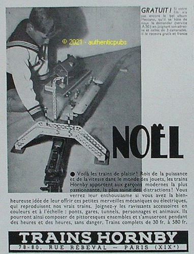 Publicite trains hornby train - ,