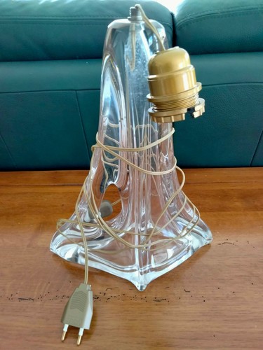 Grand pied lampe cristal - grand,