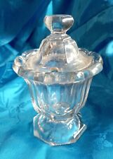 ancien pot à moutarde moutardier en verre  DN4415