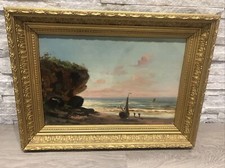 tableau ancien huile sur bois