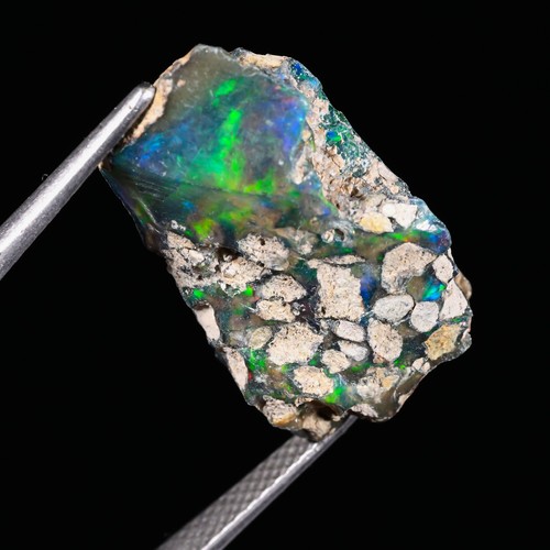 Black opal rough noir - opal,