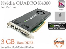  Nvidia Quadro K4000 3GB DDR5 for Mac Pro Apple Bootscreen Mojave  Sequoia