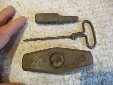 Ancien Marteau Outil Forgeron Tailleur de Pierre Sculpteur Ferronnier Vrille