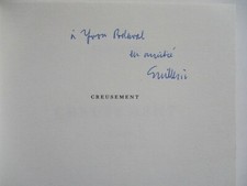 GUILLEVIC Eugène - Creusement - EO Envoi Signé autographe à Yvon BELAVAL 1987