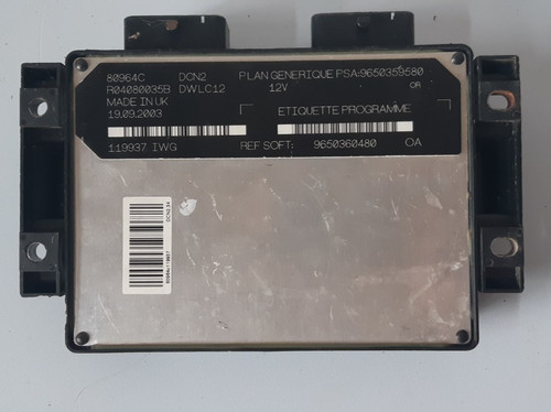 Calculateur moteur citroen - calculateur,