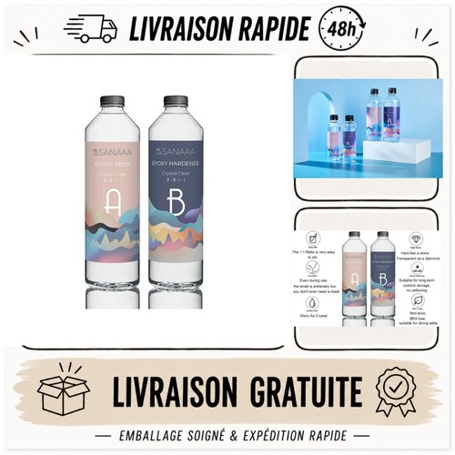 Résine époxy transparente