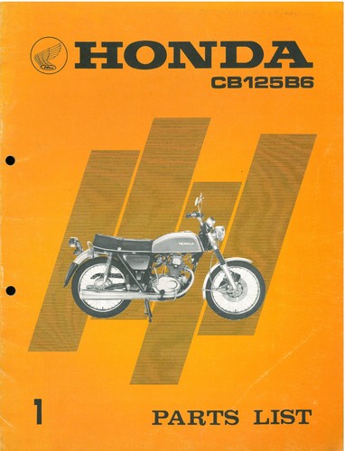 Parts list honda twin - parts,