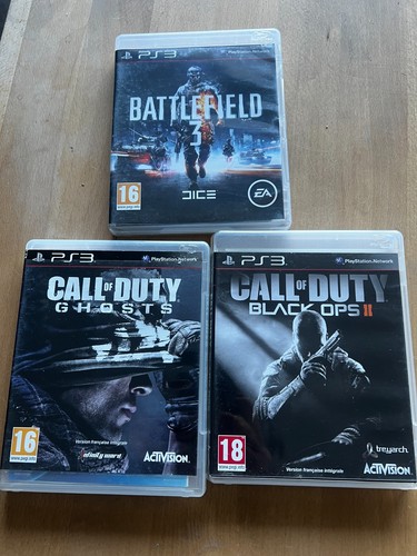 Lots jeux ps3 - 3, duty
