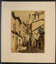 Aquarelle André Duculty vers