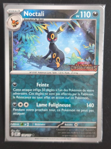 Carte pokémon noctali - carte, 130/197