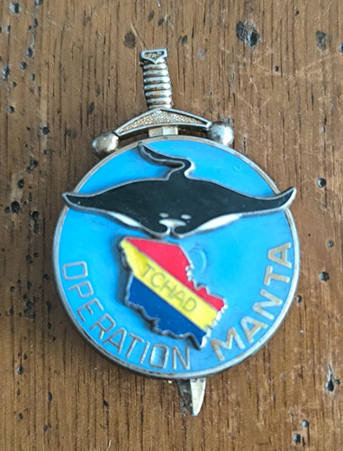 Insigne opération manta tchad - insigne,