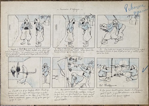 Dessin planche originale - planche, de