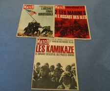 Lot de 3 Paris Match n° 853-854-856 spécial Hiroshima d' août - septembre 1965
