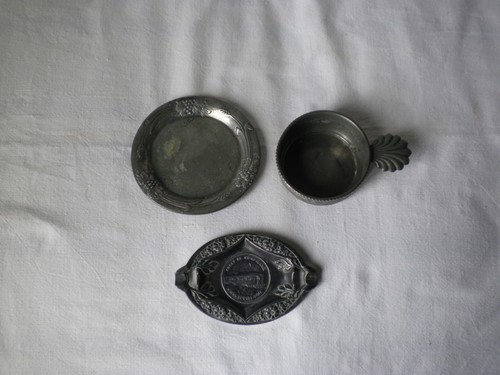 Objets étain ancien - en,