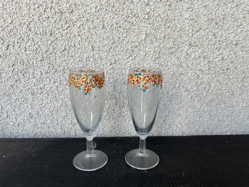 Flûtes verre bullé - flûtes,