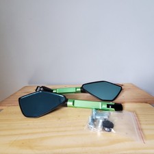 paire rétroviseur moto scooter tuning vert