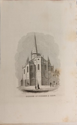 Gravure église - de, l'église