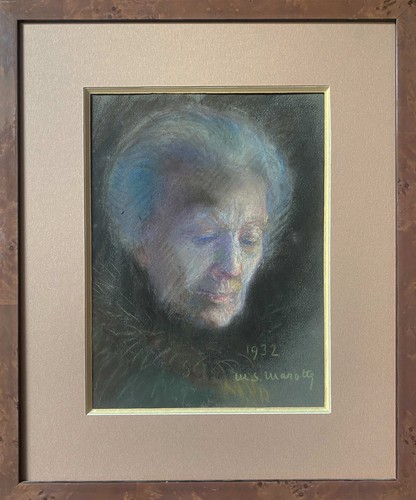 Tableau vieille dame la - tableau, "vieille