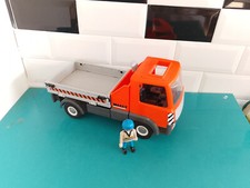 0903241 Playmobil camion de chantier maxx 7 plateau orange 6861