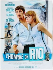 L'HOMME DE RIO Affiche Cinéma