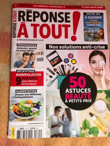 Réponse tout juillet 2020 - à,