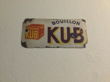 plaque émaillée kub