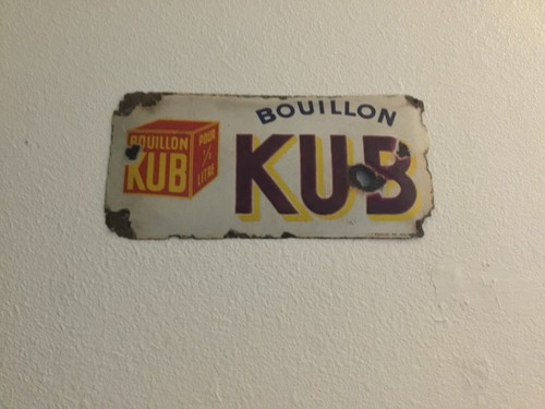 Plaque émaillée kub - émaillée,