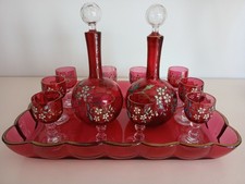 Service à liqueur en verre