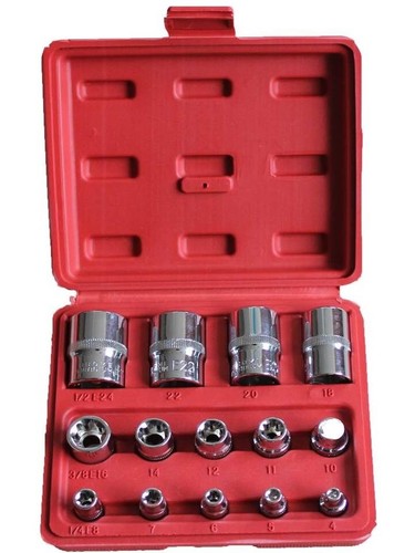 Coffret douilles torx - 14,