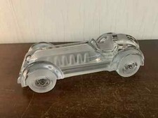 Voiture 'Le Mans' 1986 presse papier en cristal Daum France