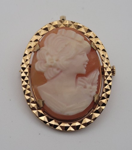 Pendentif camée femme broche - femme,