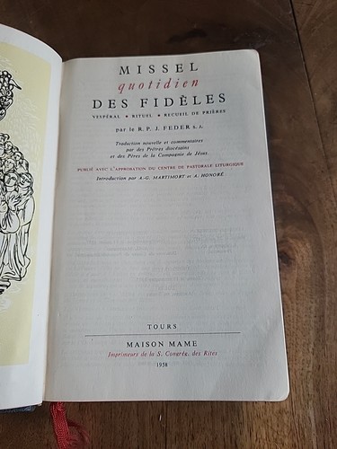 Missel quotidien des fideles
