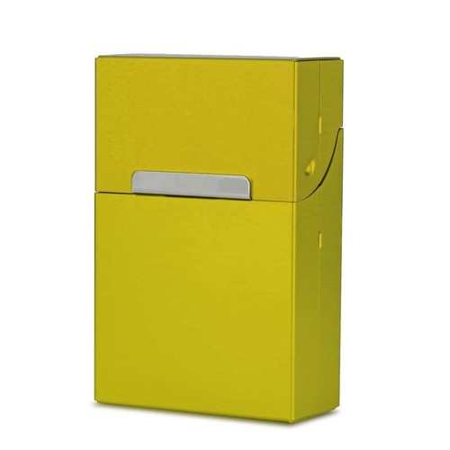Etui cigarettes aluminium - aluminium, or