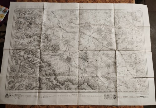 Carte etat major 34 reims - carte,