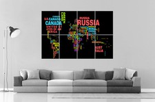 CARTE DU MONDE WORLD MAP 01