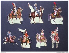 autocollants armée Napoléonienne, dragon, trompette de chasseur,timbalier