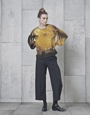 SUBLIME TUNIQUE EN SOIE HIGH USE BY CLAIRE CAMPBELL TAILLE M - 38/40