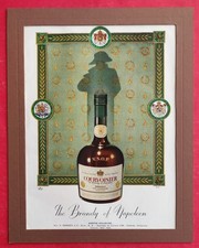 Publicité de presse: Boisson Alcoolisée COGNAC COURVOISIER Brandy Napoléon  1954