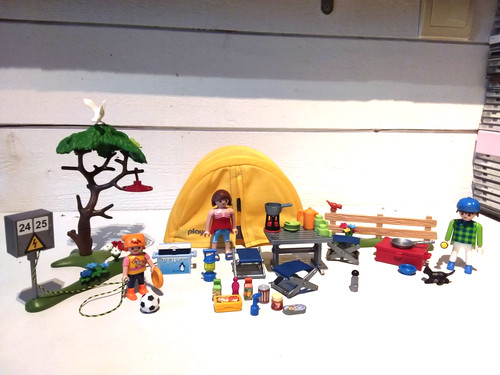 Playmobil lot camping tente - lot,