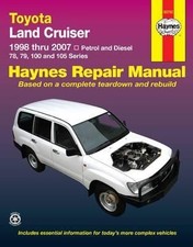 Land Cruiser 98-07 Revue technique Haynes TOYOTA Anglais Etat - NEUVE PORT Redu