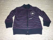 MANTEAU BLOUSON VESTE GARCON ORCHESTRA 100% NEUF 5 ANS DBLE POLAIRE NOIR VIOLET