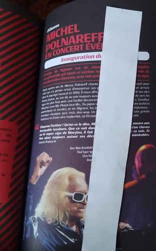 Programme spectacles polnareff - programme,