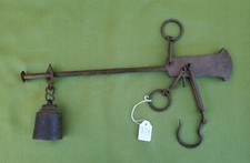 ANCIENNE BALANCE ROMAINE FER FORGÉ - TRÈS BEL OBJET - J24