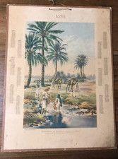 G10023-GRAND CALENDRIER DES POSTES-OASIS-ALGERIE-CAMPEMENT DE NOMADES-1923